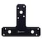 Hampton Hampton 11/16 in. H X 5 in. W X 6 in. L Black Steel T-Plate 02-3411-710 - alternate 2